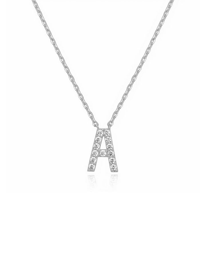 Initial Silver Necklace