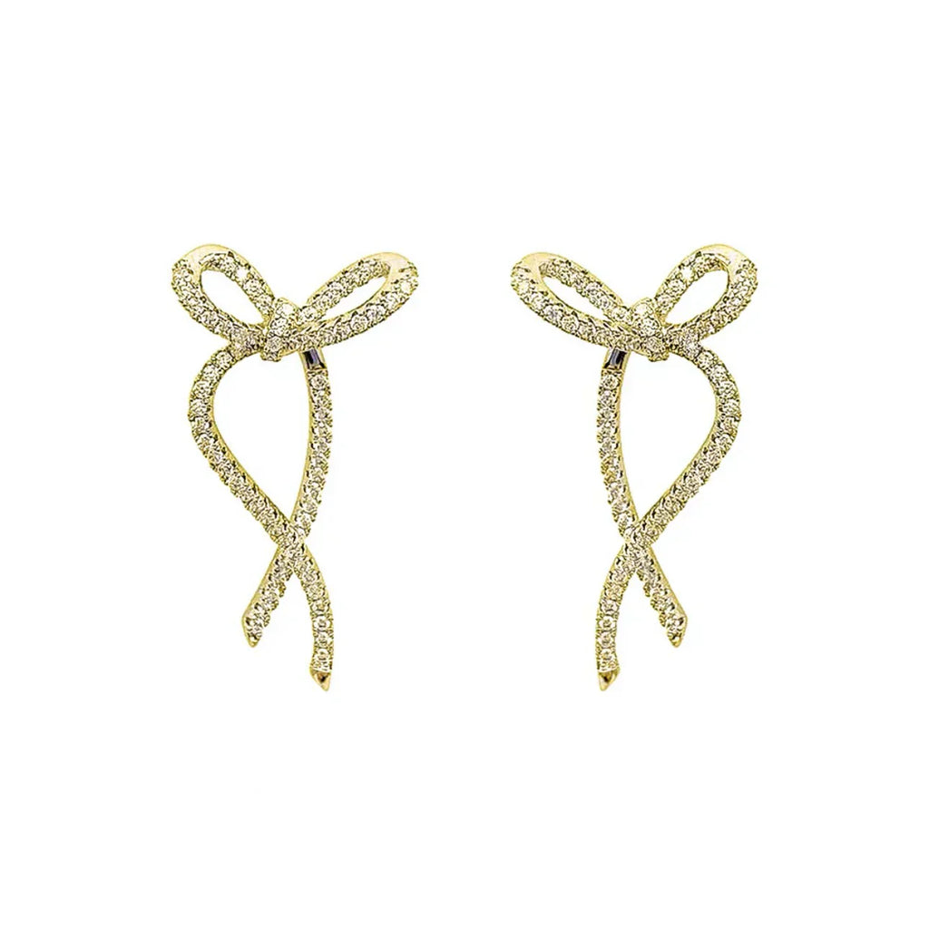 Marta Schleifen Ohrringe - Gold