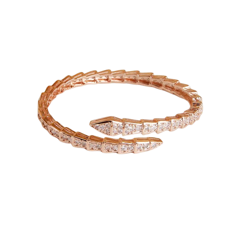 Roségoldene Schlange Deluxe | Armband