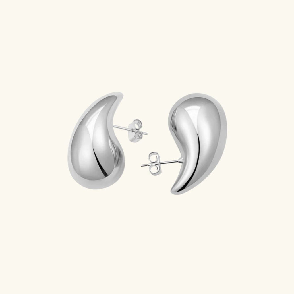 Gold Wassertropfen Ohrringe